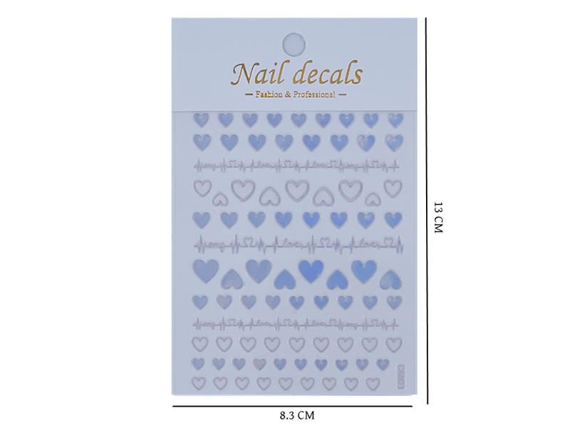 3D Laser Nail Stickers