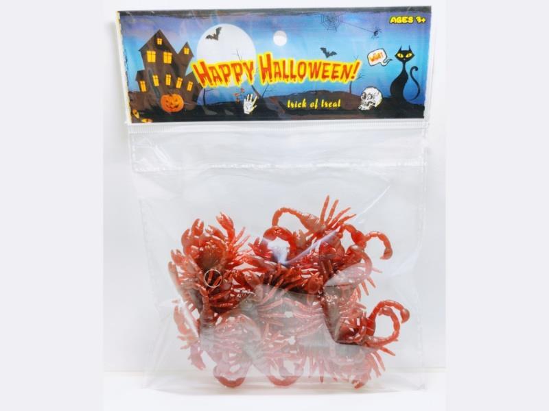 Halloween Scorpion (Small), 24Pcs [Glow-In-The-Dark]