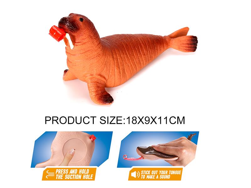 Vinyl Model Elephant Seal(Pinch And Out Tongue)