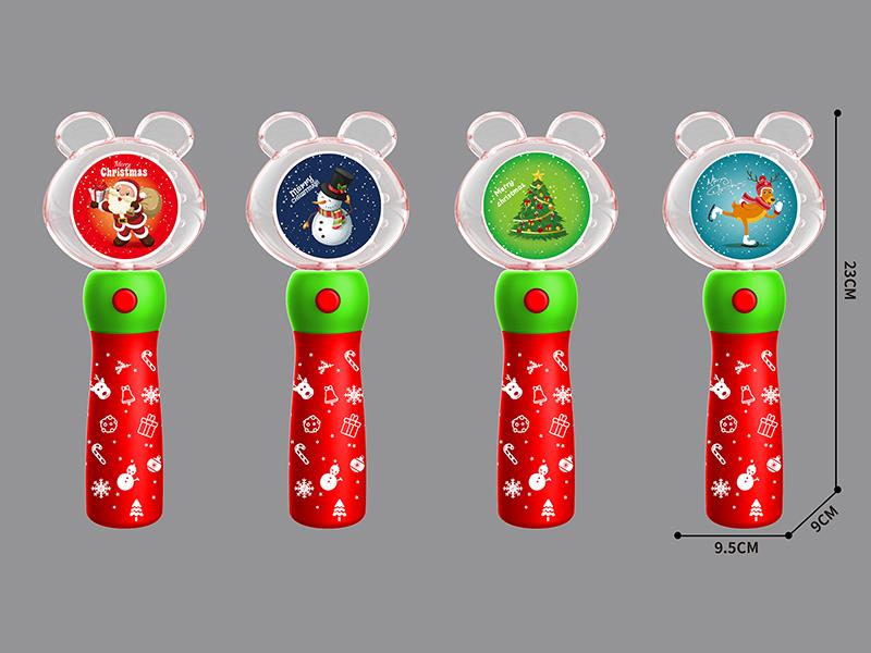 Christmas Rotating Flash Stick With 5 Lights And Sound