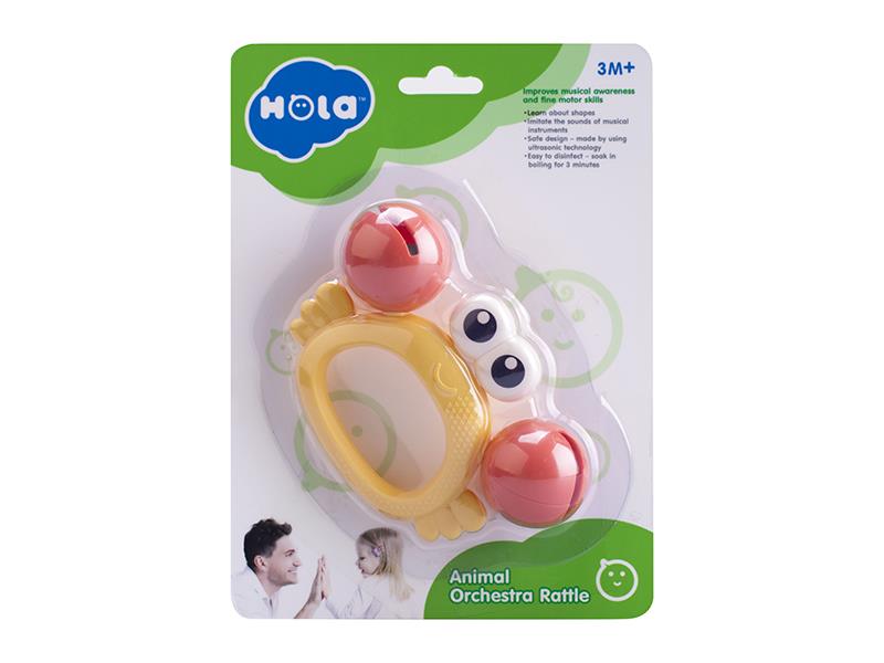 Animal Orchestra Baby Rattle - Crab