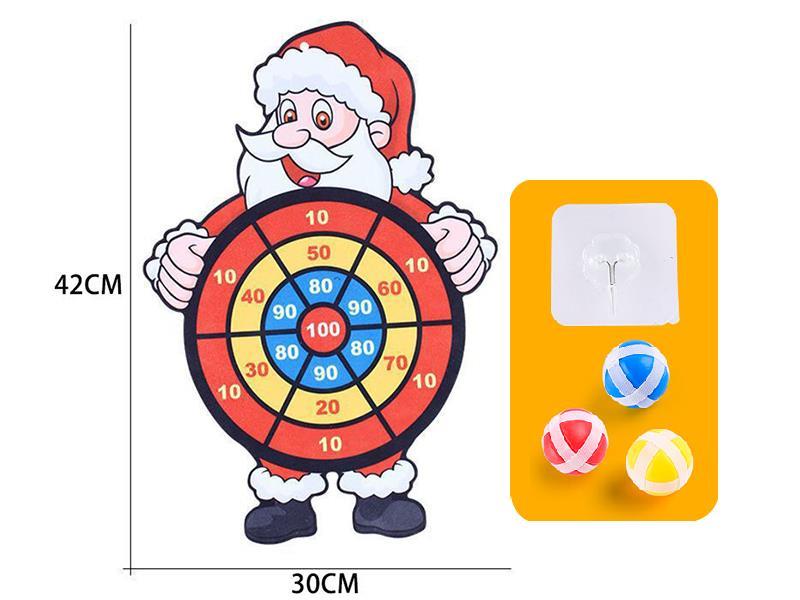 Santa Claus Dartboard Sticky Ball