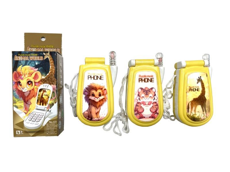 Music And Lighting Flip Phone