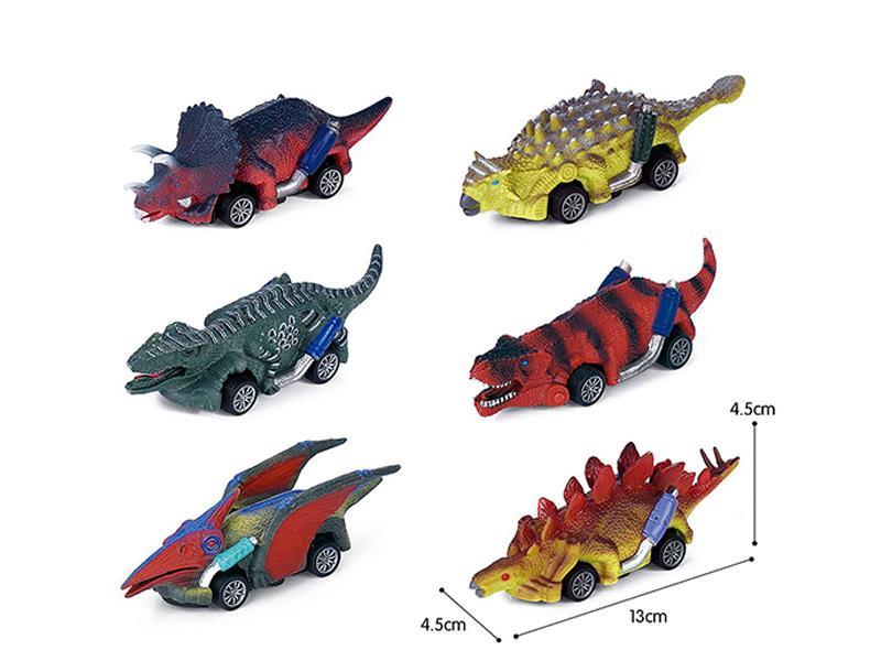 Pull Back Dinosaur Racing Car