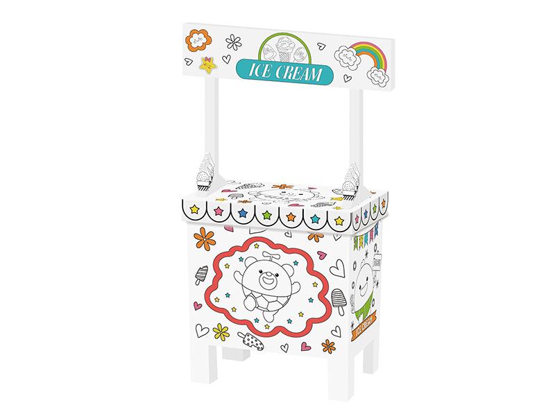 DIY Graffiti  Ice Cream Stand
