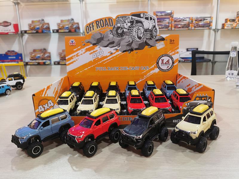 Pull Back Alloy Shock Absorption Lexus Off-Road Vehicle With Sound And Light
