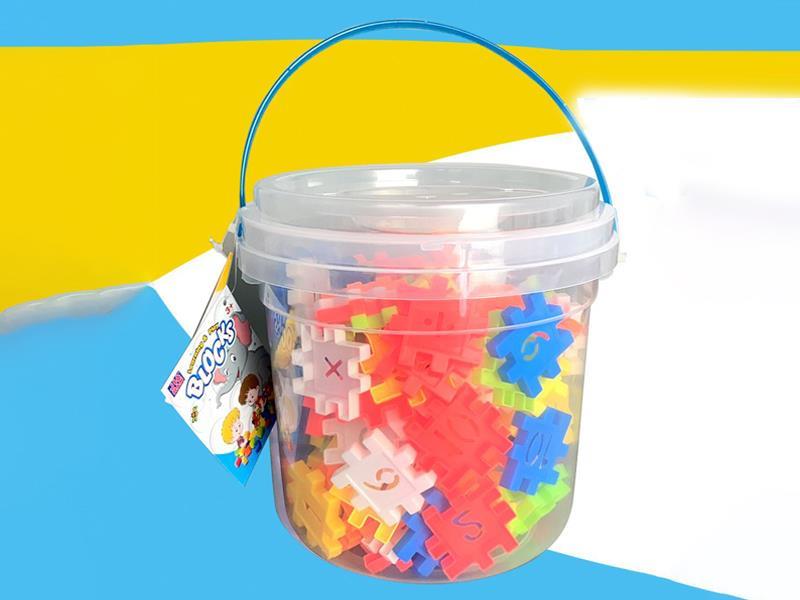 140PCS Puzzle Square Digital Building Block