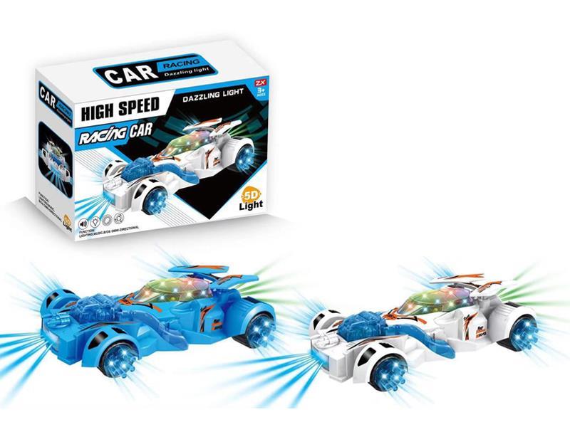 B/O Bump And Go Racing Car With Light And Music