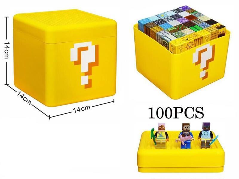 Minecraft Magnetic Building Blocks 100pcs + 5 Dolls