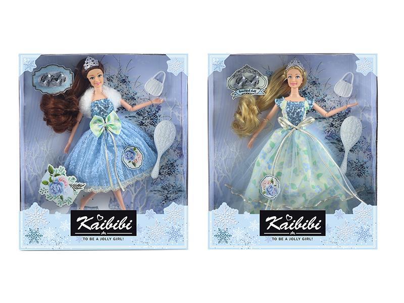 11.5 Inch Solid Doll  Dress Set