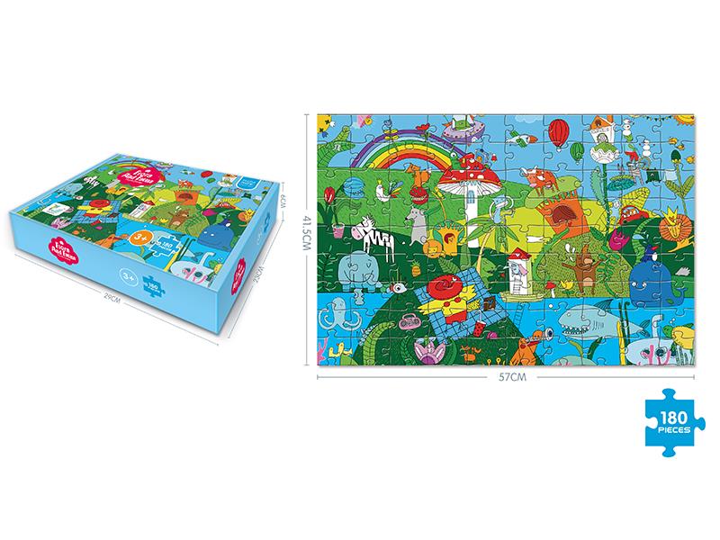 180PCS Animals And Plants Puzzle