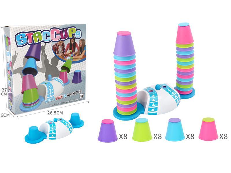 Cup  Stacking Party Board Game
