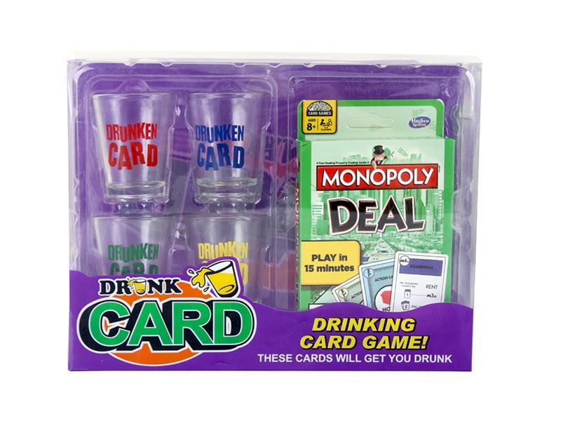 Monopoly Drinking Card Game(4  Cups + A Set Of Card)