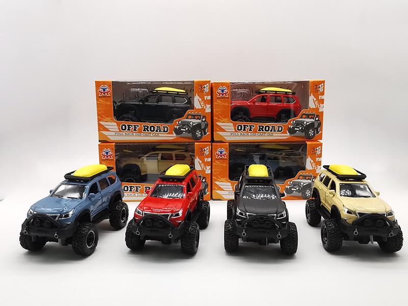 Pull Back Alloy Shock Absorption Lexus Off-Road Vehicle With Sound And Light