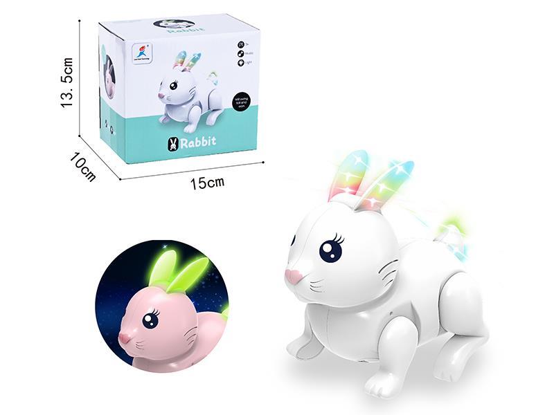 B/O Cute Rabbit With Music And Light