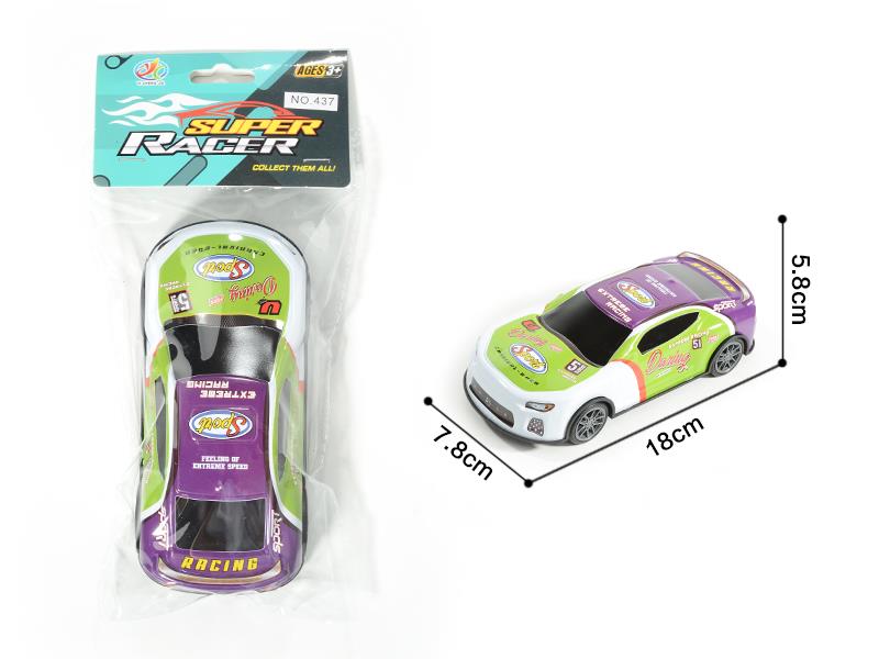 Friction Light Alloy Car