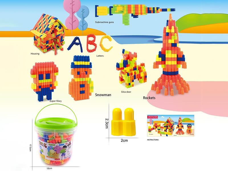 Bullet Head Building Blocks 380g(420PCS+)