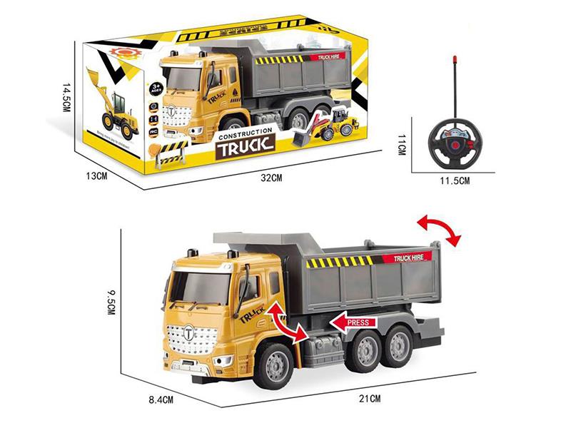 1:30 2 Channel Remote Control Dump Truck