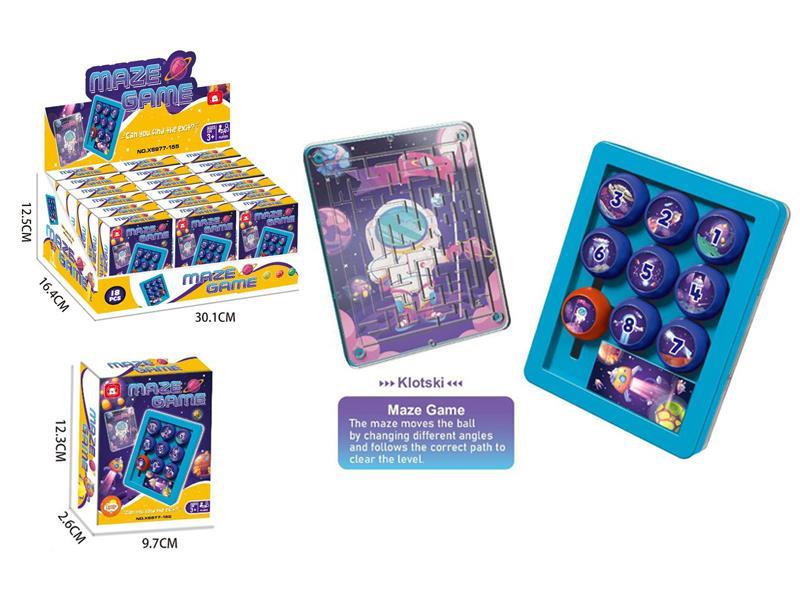 18PCS Maze Ball Game Toy