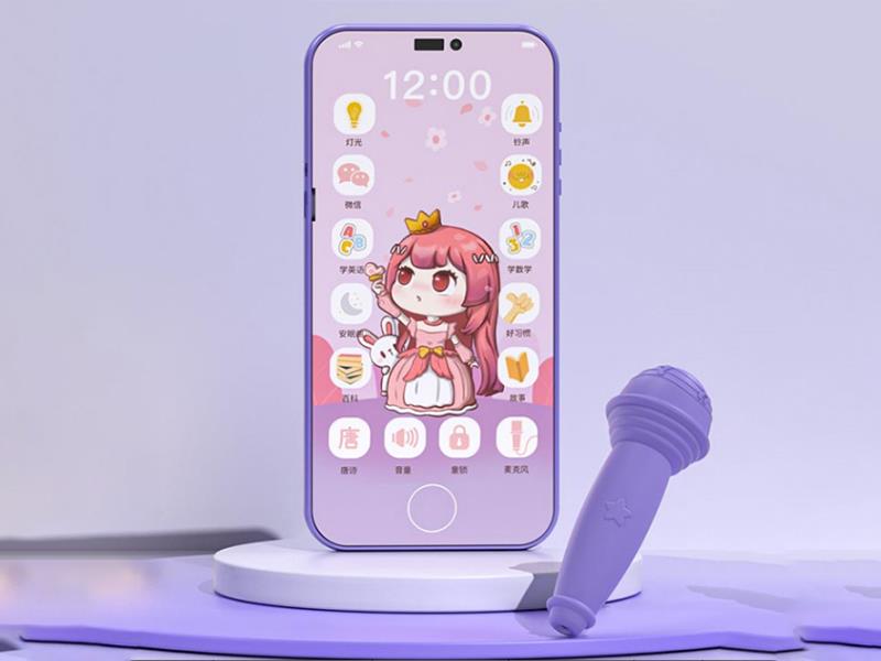 Touch Mobile Phone(Solid Color ,Without Light)Purple