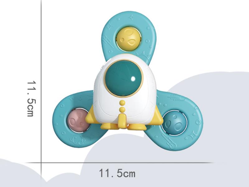 Space Theme Suction Cup Spinner Toys 1pcs