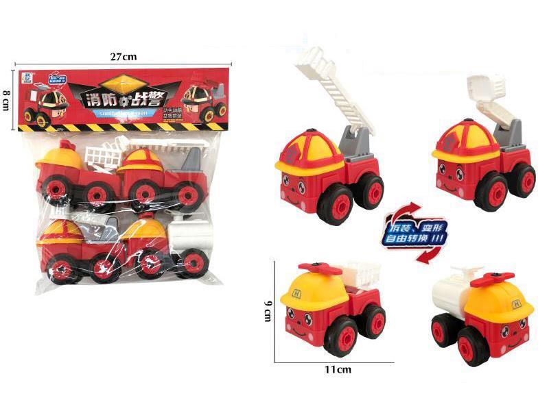 DIY Assembly Poli Fire Engine