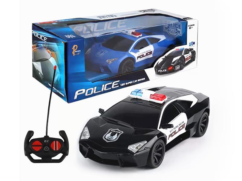 1:20 4CH Simulated Remote Control Police Car