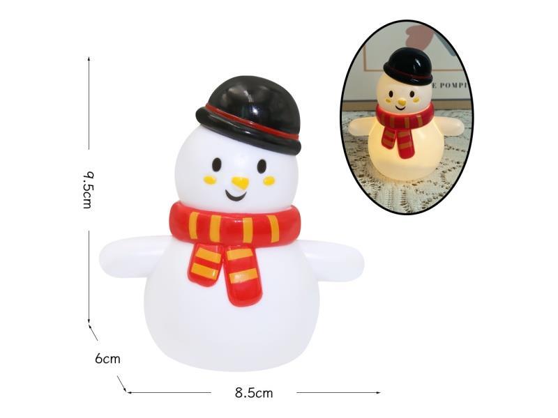 Snowman Light Black Hat
