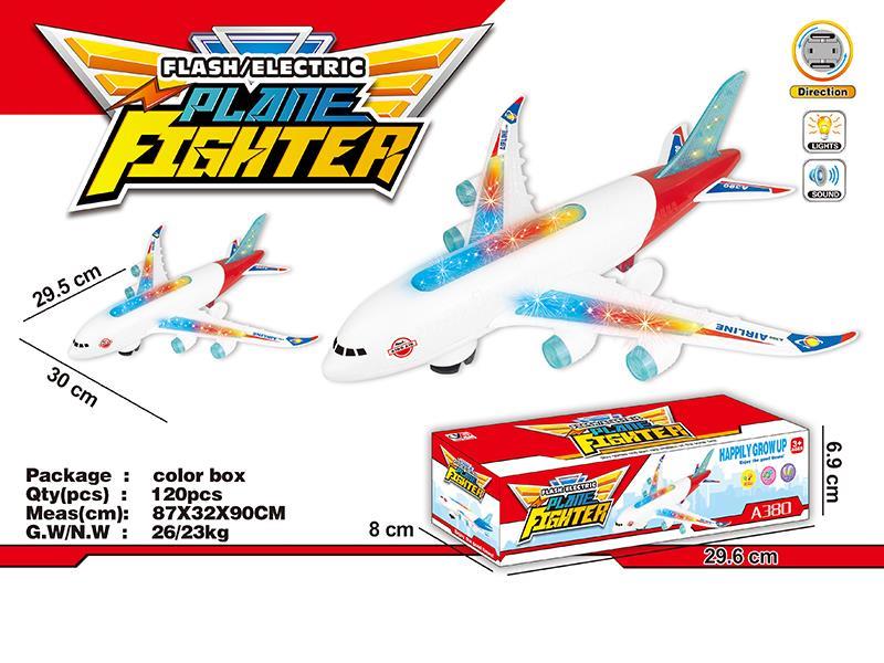 B/O Go And Bump Airplane With Light