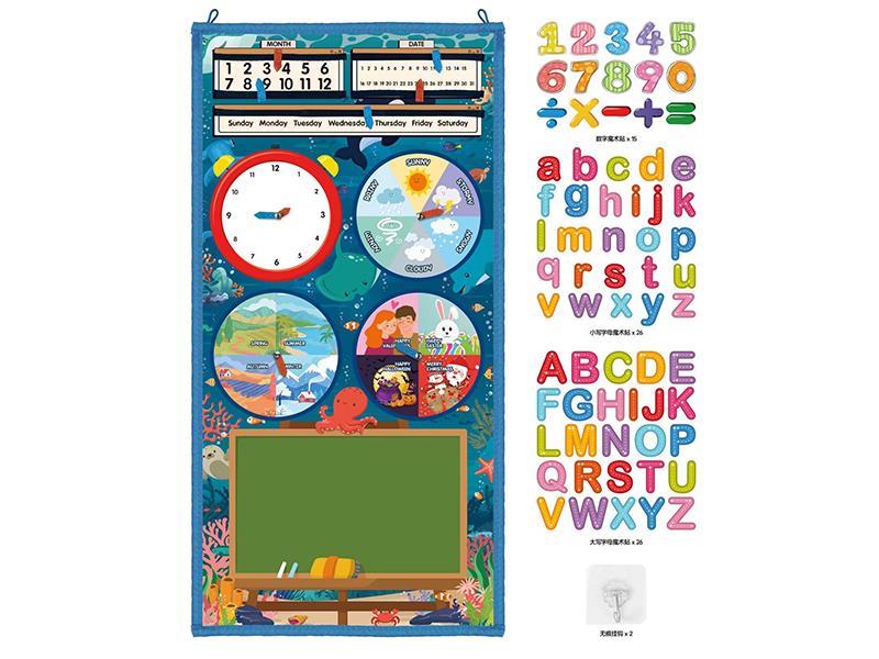Children's Calendar Tapestry With Digit Arithmetic