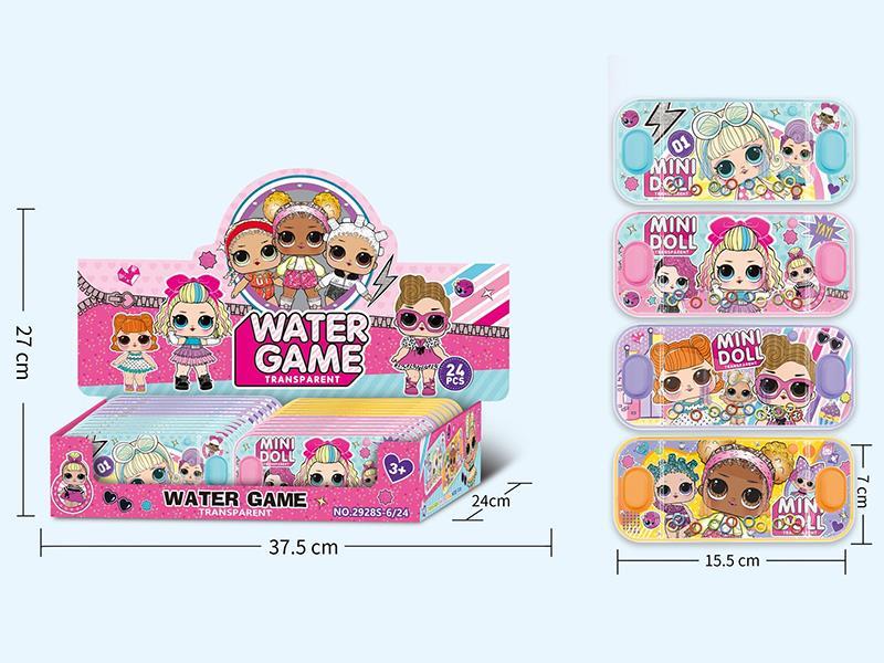 Mini Doll Transparent Water Game 24PCS