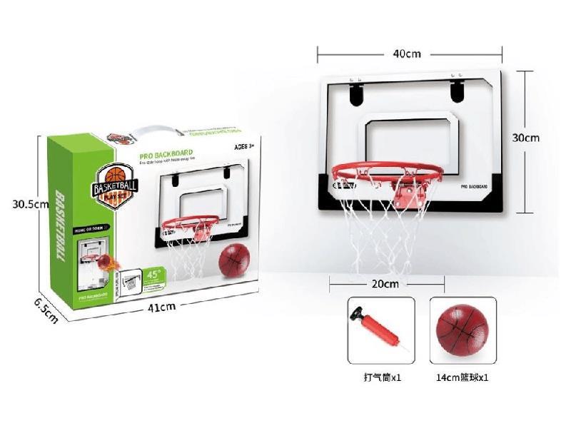 Simulated Outdoor Sports Equipment, Simulated Dunking Transparent Basketball Board (Metal Ring)