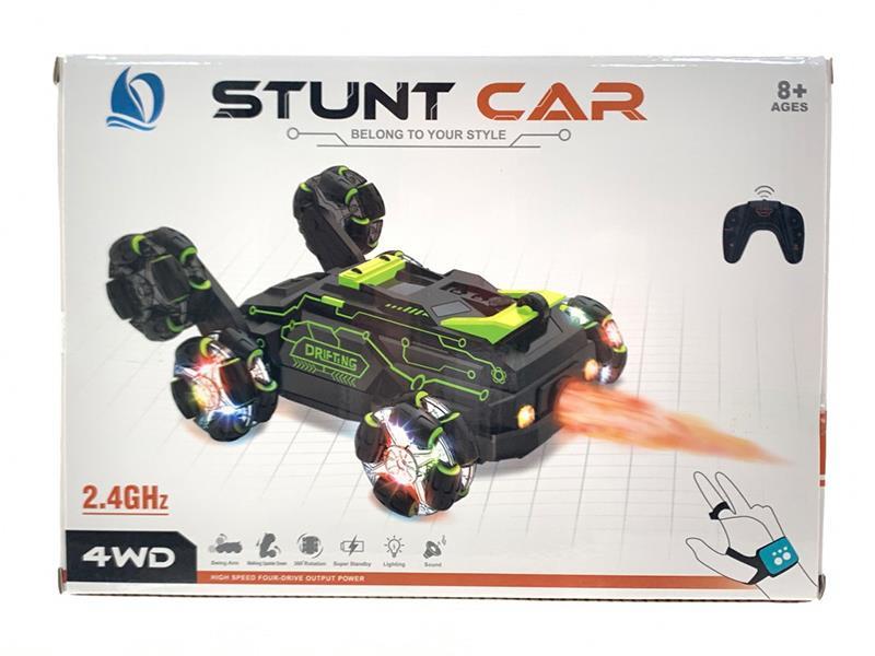 R/C Six Wheel Swing Arm Stunt Vehicle