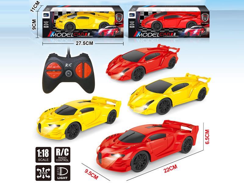 1:18 4CH R/C Sports Car With Forward Light