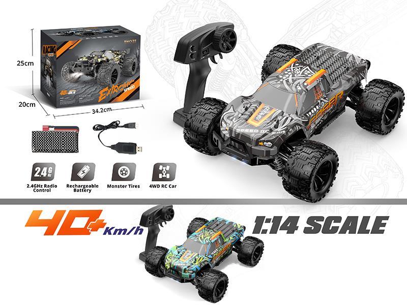 2.4G 1:14  Remote Control High-Speed Off-Road Pickup Truck