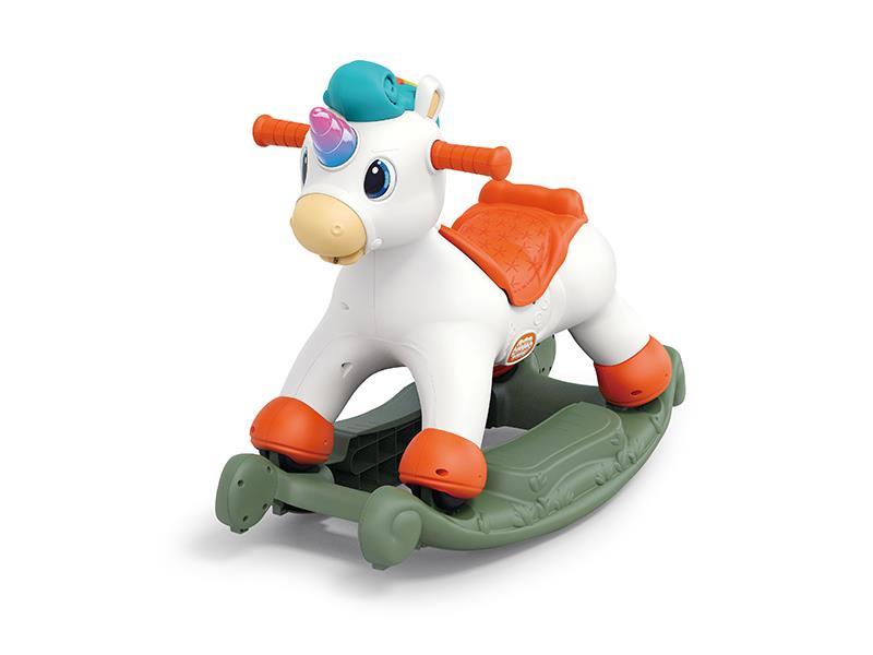 3 In 1 Spray Unicorn Rocking Horse