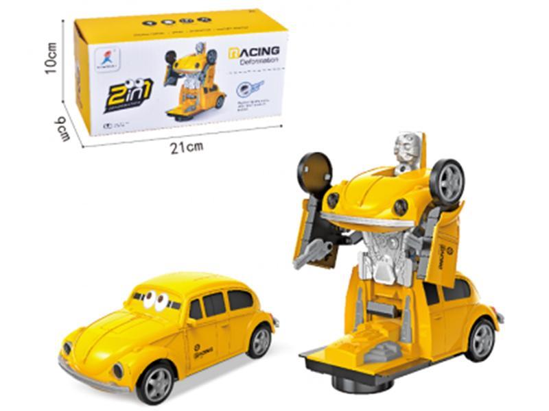 Robot Go And Bump Transformation Car