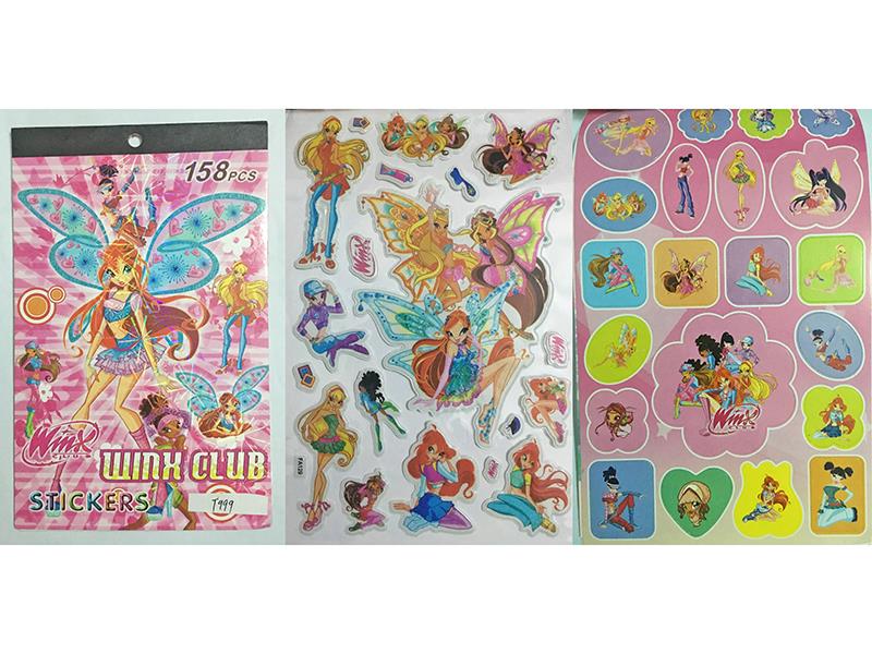 DIY Tinker Bell 4 In 1 Cartoon Stickers