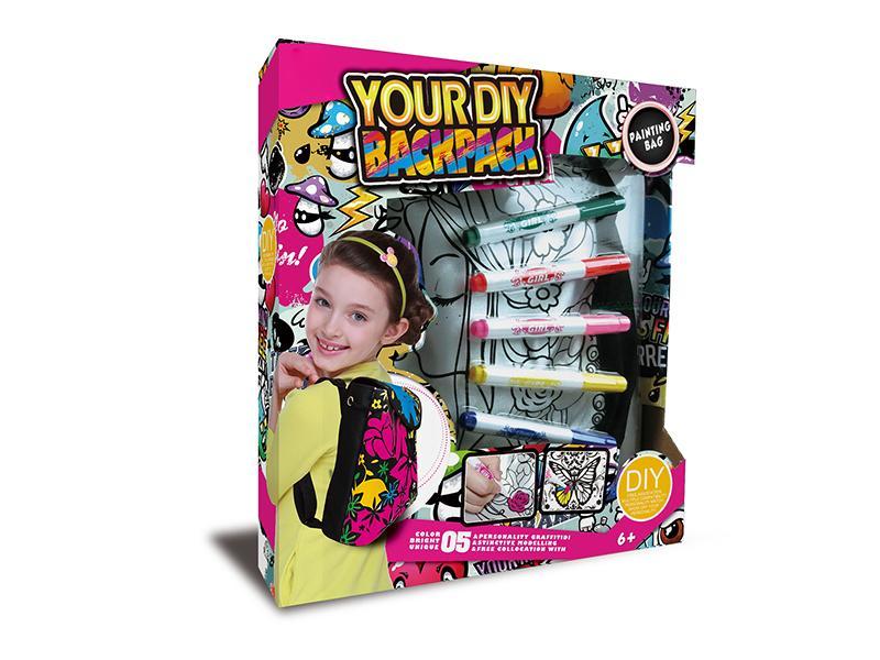 DIY Coloring Backpack