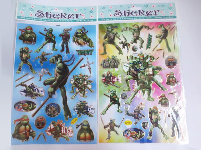 DIY Teenage Mutant Ninja Turtles Stickers