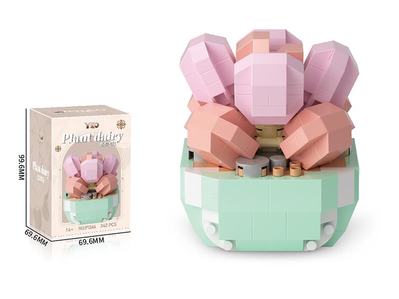 Succulent Pot Plant Building Block(342PCS)