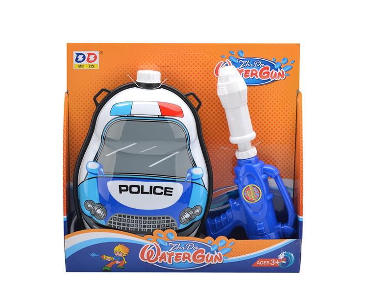 Police Car Backpack Water Gun