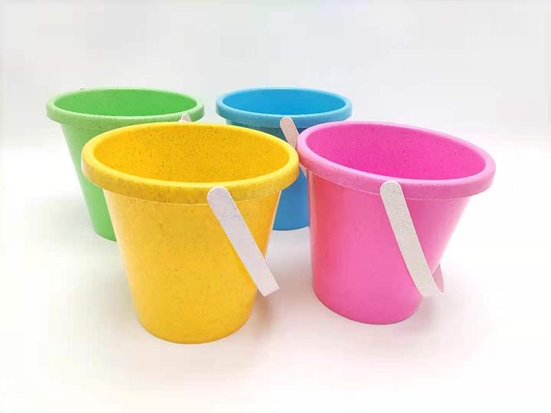 Wheat Stalk Material Sand Bucket