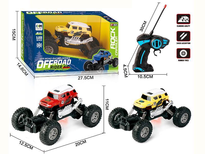 1:18 4 Channel Remote Control Climbing Car With Lights