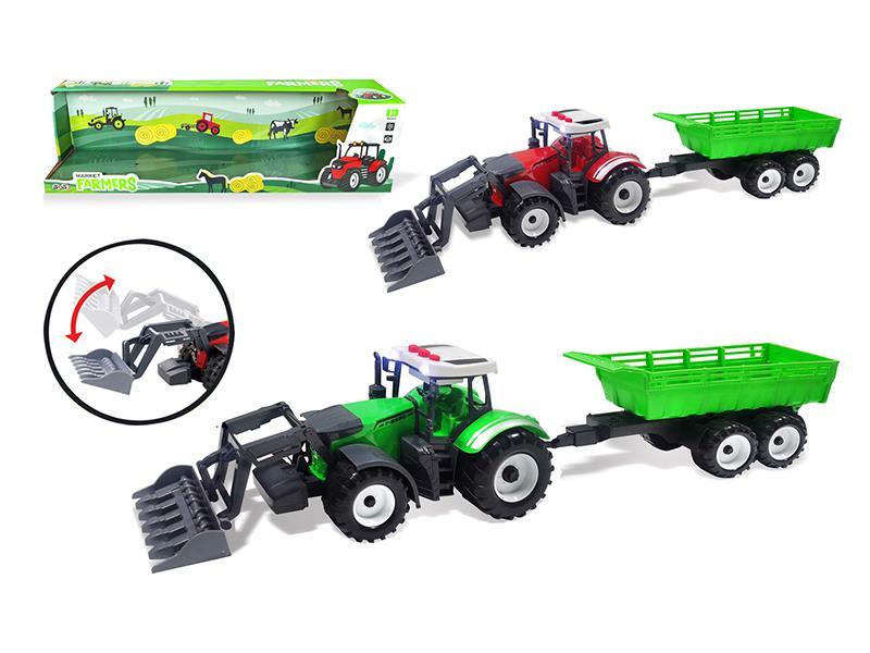 Friction Farmer's Cart With Light And Sound