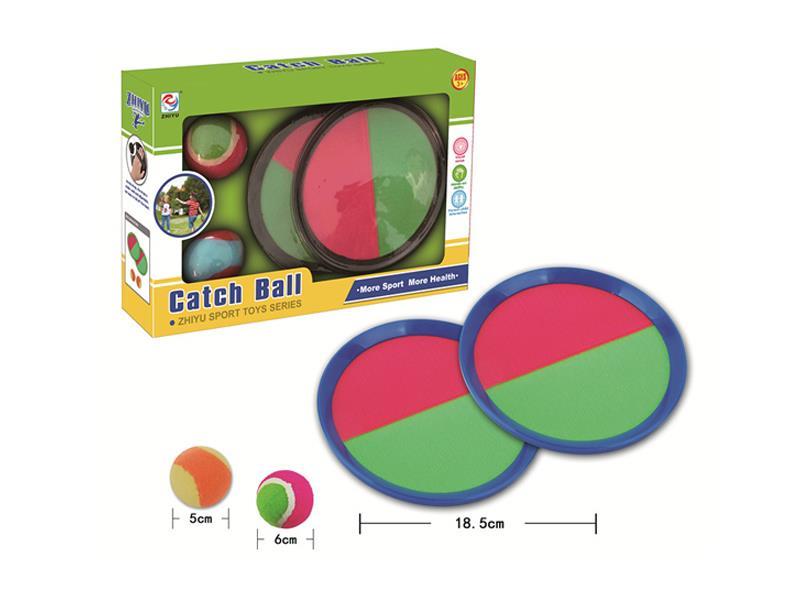 Hand Throwing Sticky Target Ball