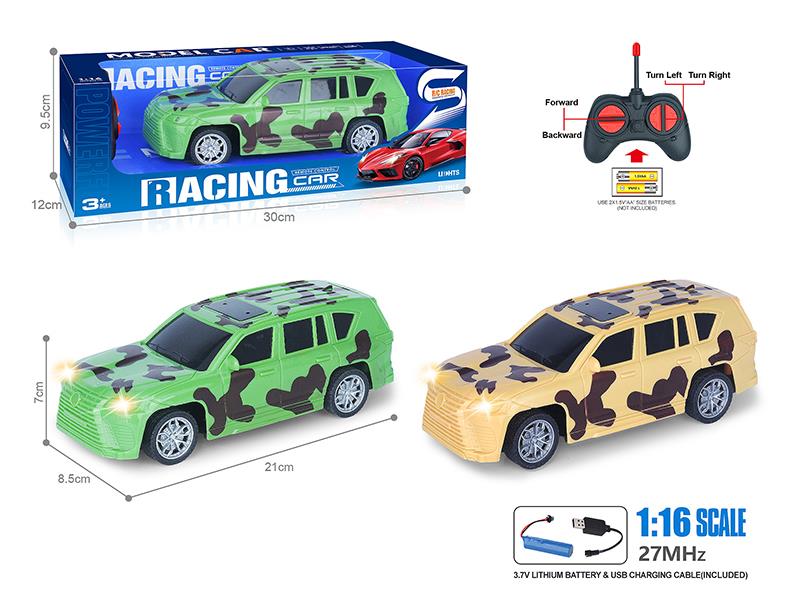 27Mhz 1:16 4-Channel Remote Control Lexus Comouflage Simulation Car With Headlights(Included Batteries)