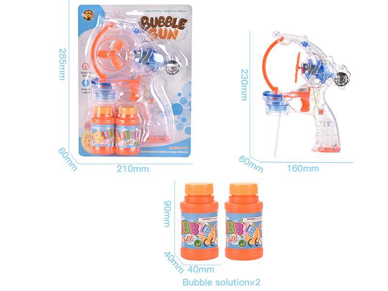 Transparent Bubble Gun With Light And Music