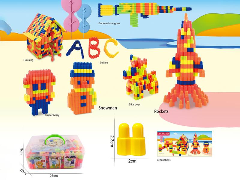 LBullet Head Building Blocks 400g(440PCS+)