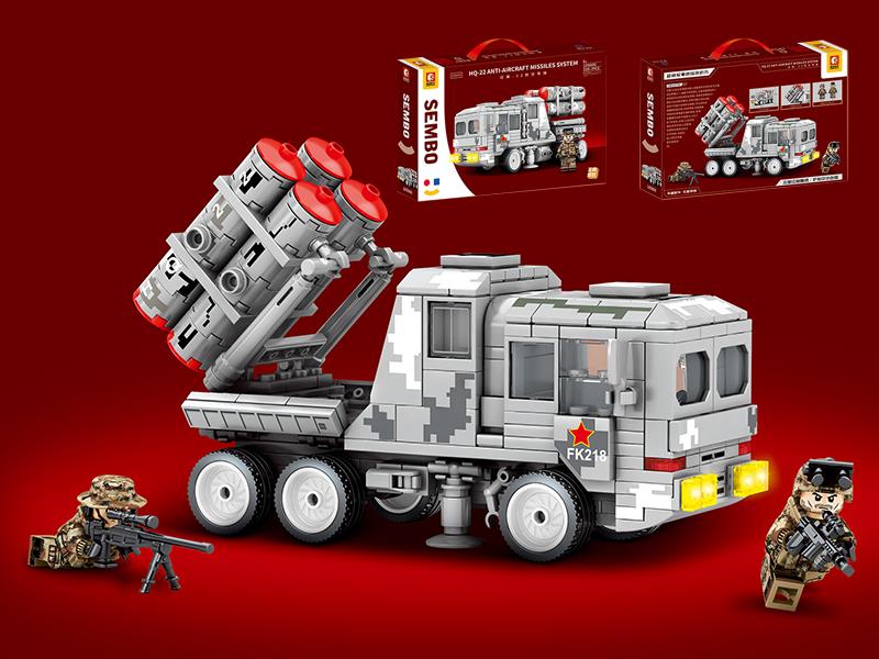 HQ-22 Anti-Aircraft Missiles System Building Blocks 329pcs
